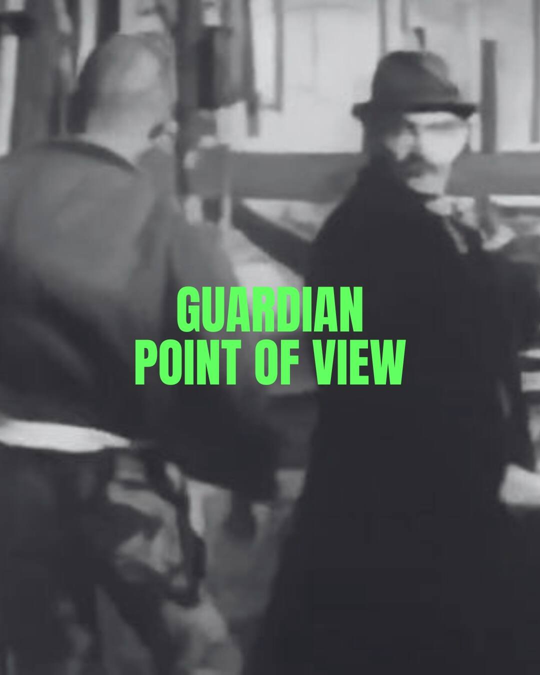 The Guardian's Point of View ad showing a scene from different perspectives.